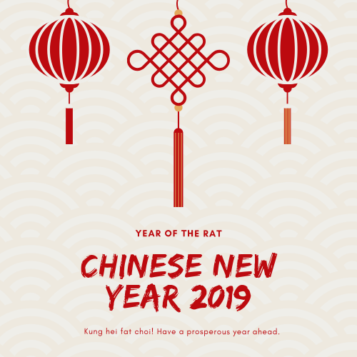 calendrier des fêtes du nouvel an chinois 2019
